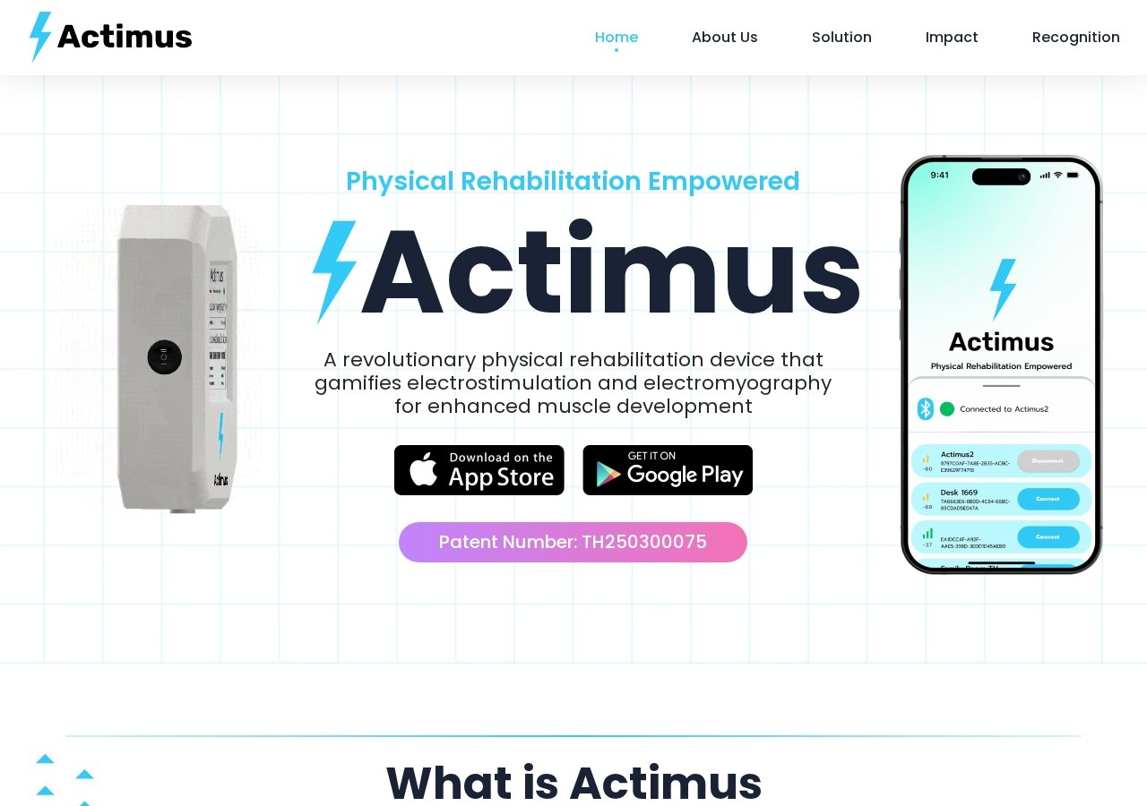 Actimus Rehabilitation — public website snapshot
