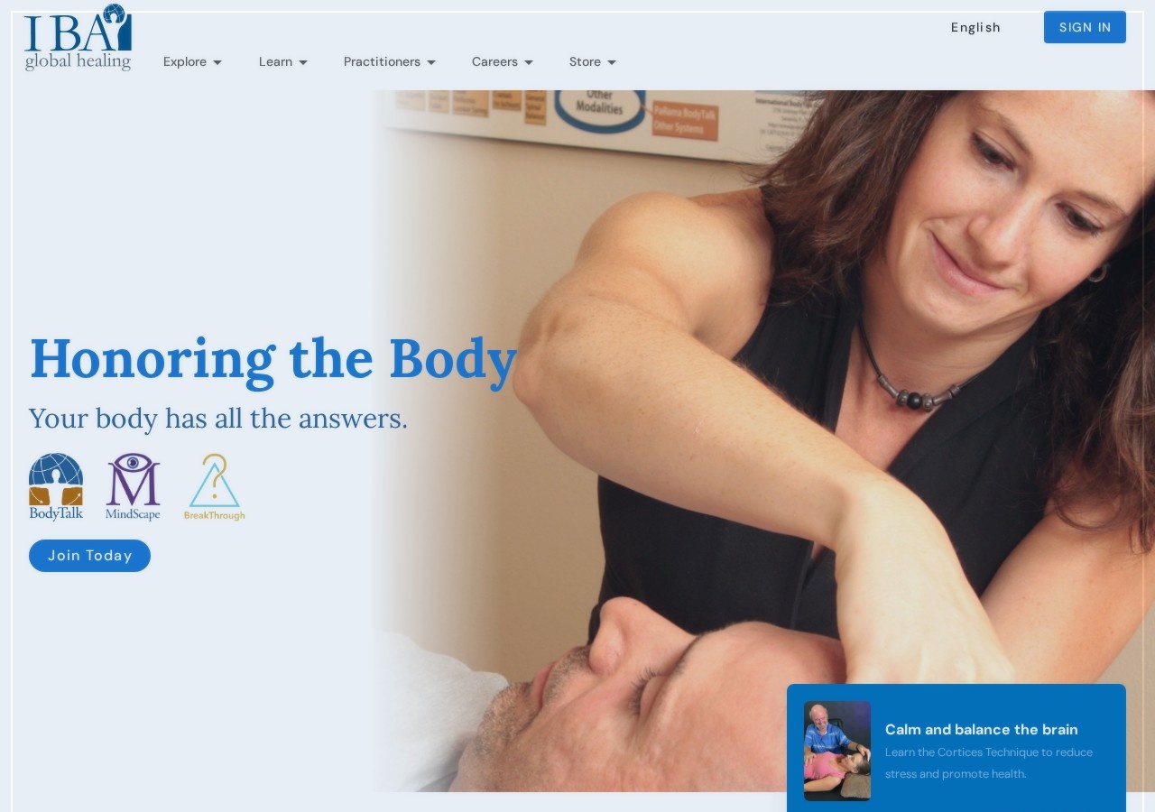 BodyTalk System — public website snapshot