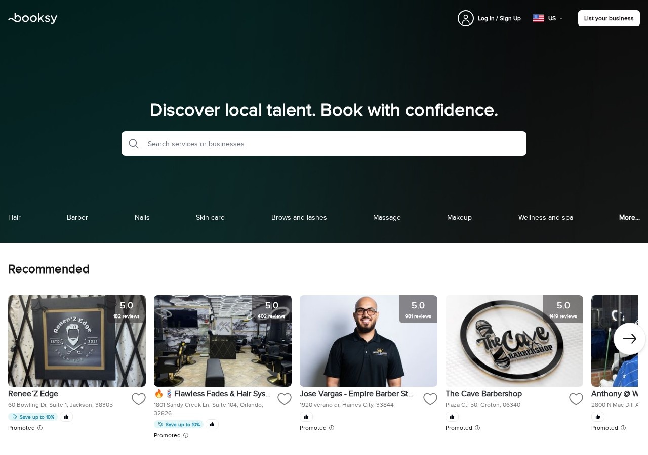 Booksy — public website snapshot