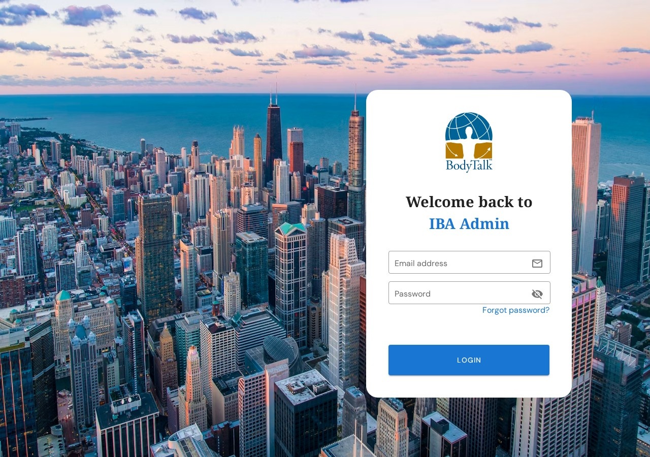 IBA LMS Admin — public website snapshot