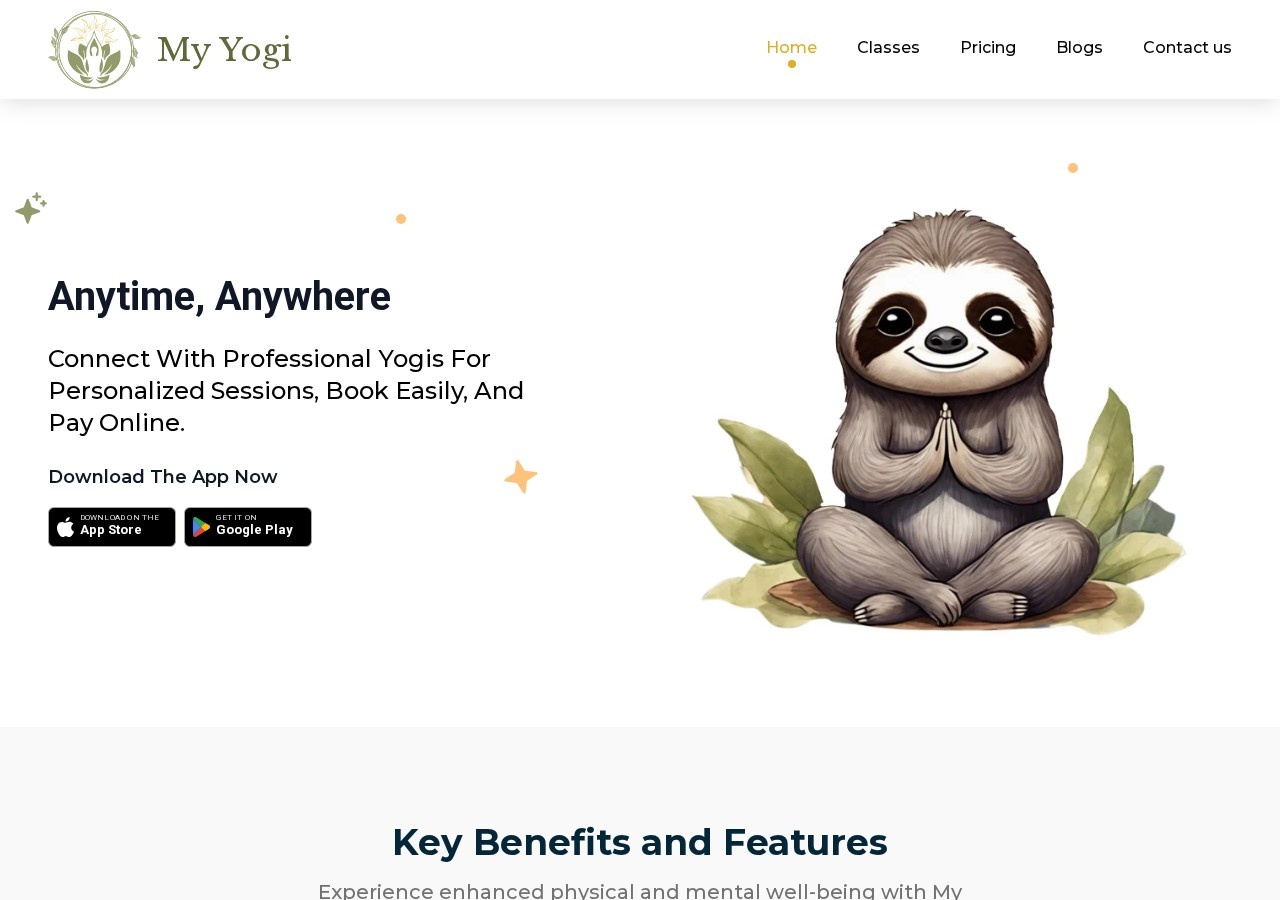MyYogi — public website snapshot