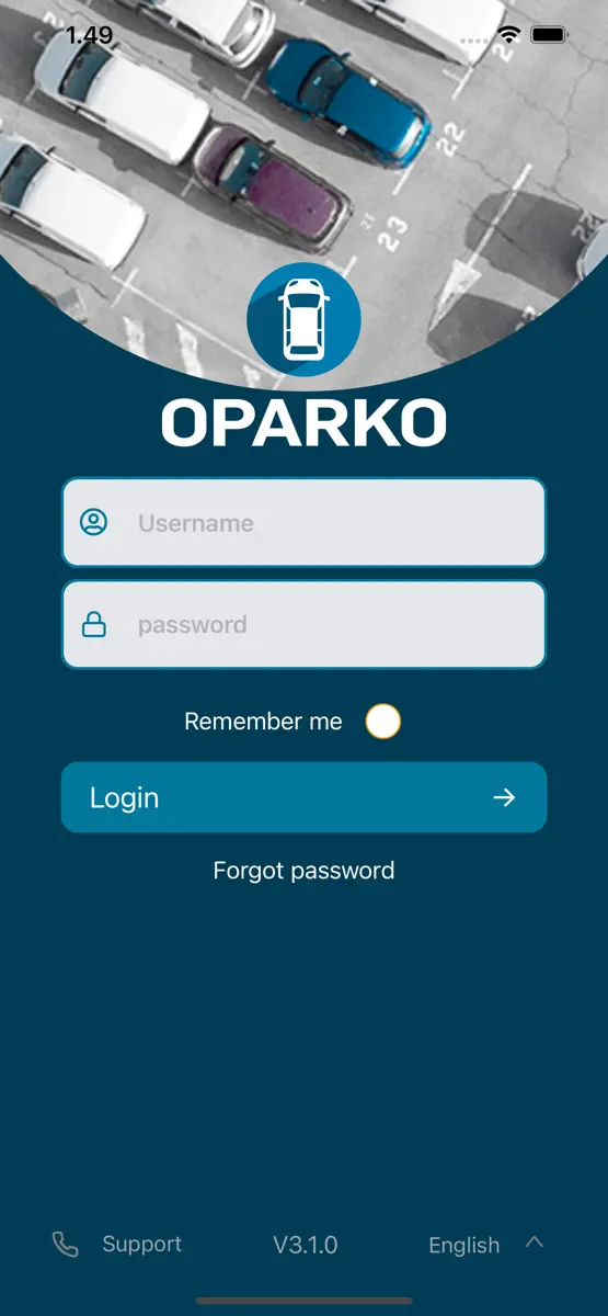 OPARKO — App Store screenshot 1