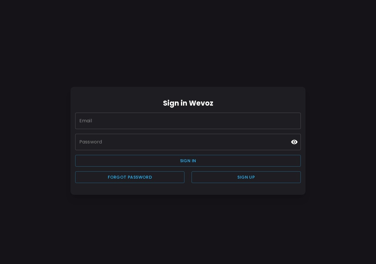 Wevoz CRM — public website snapshot